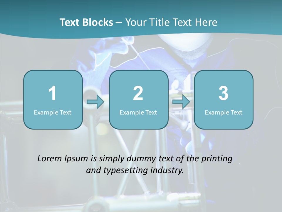 Shield Weld Tool PowerPoint Template