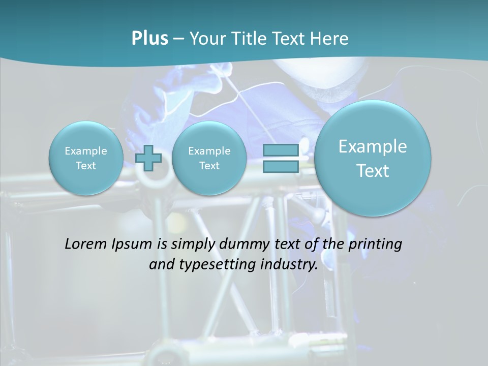 Shield Weld Tool PowerPoint Template