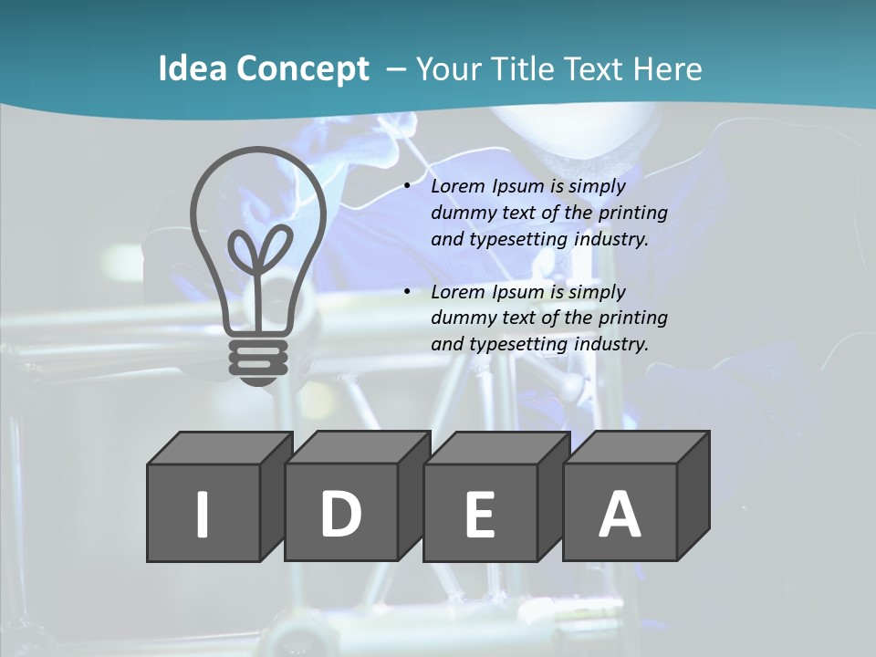 Shield Weld Tool PowerPoint Template
