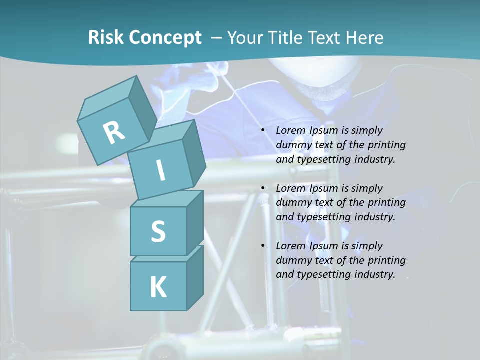 Shield Weld Tool PowerPoint Template