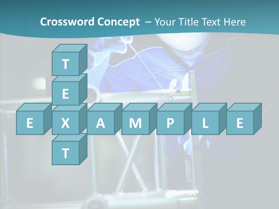 Shield Weld Tool PowerPoint Template