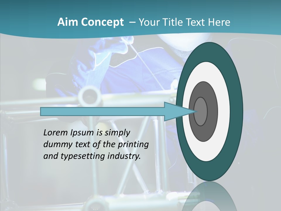 Shield Weld Tool PowerPoint Template