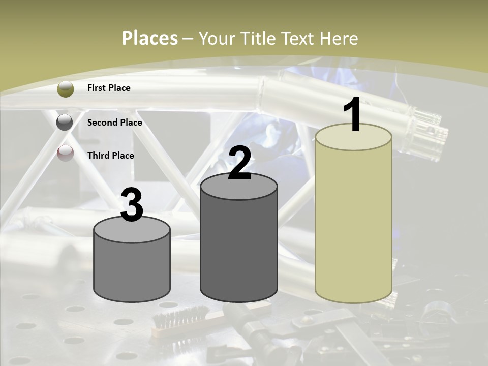 Laborer Helmet Steel PowerPoint Template