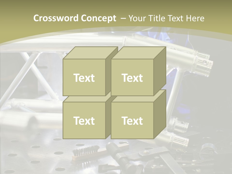 Laborer Helmet Steel PowerPoint Template