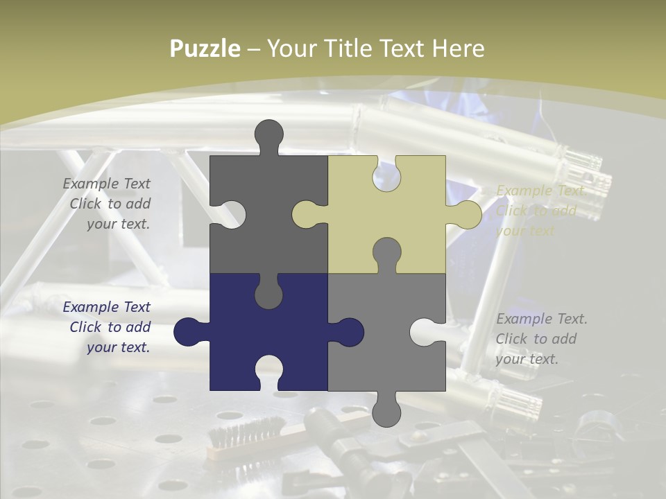 Laborer Helmet Steel PowerPoint Template