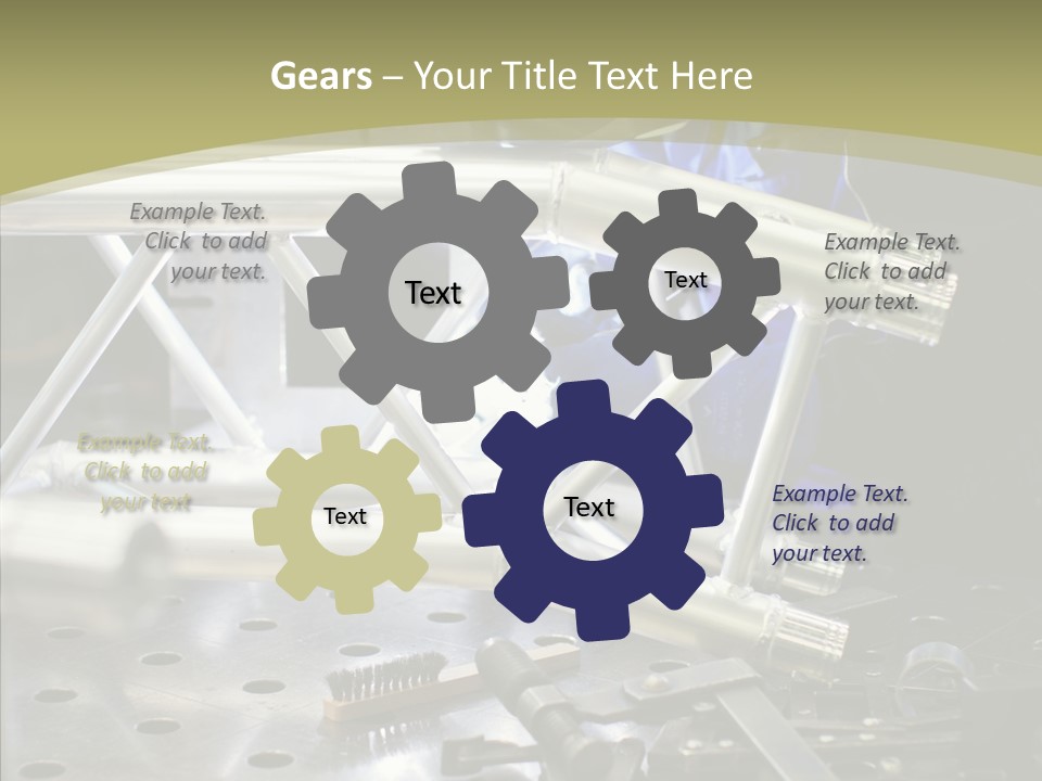 Laborer Helmet Steel PowerPoint Template