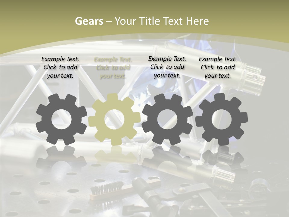 Laborer Helmet Steel PowerPoint Template