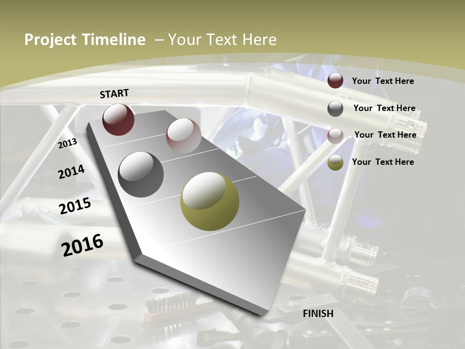 Laborer Helmet Steel PowerPoint Template