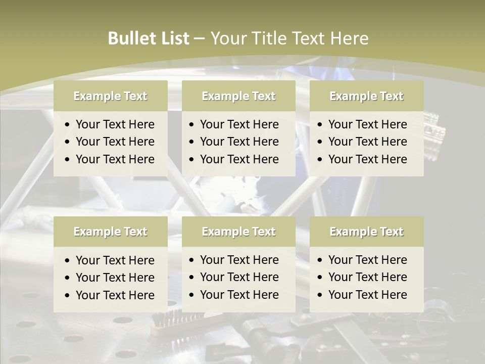 Laborer Helmet Steel PowerPoint Template