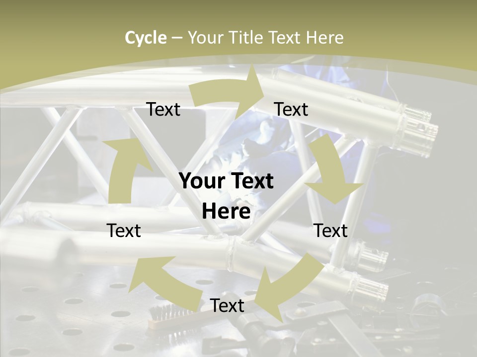 Laborer Helmet Steel PowerPoint Template