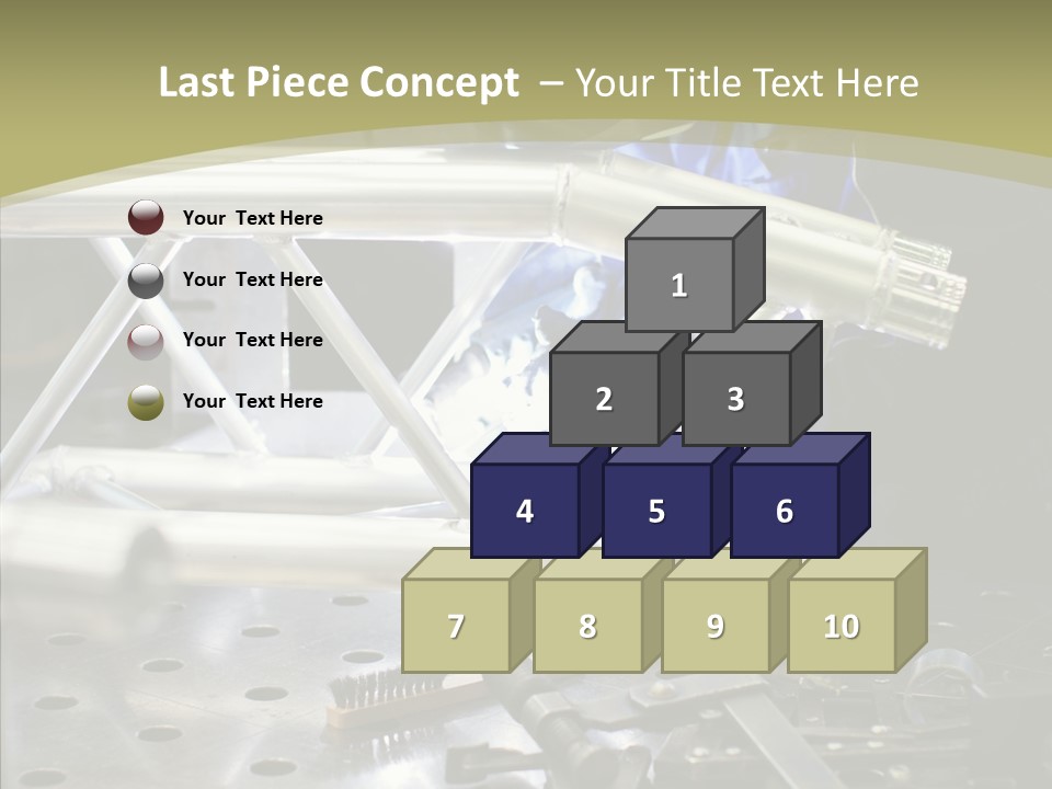 Laborer Helmet Steel PowerPoint Template