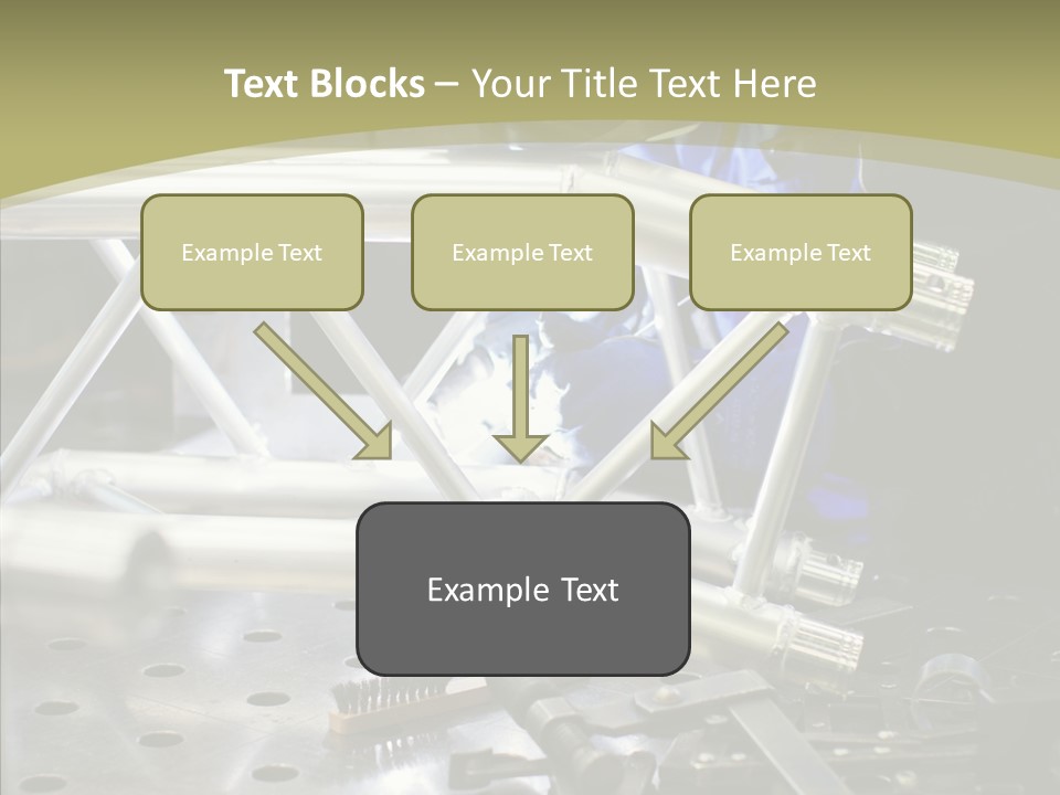 Laborer Helmet Steel PowerPoint Template