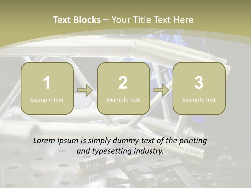 Laborer Helmet Steel PowerPoint Template