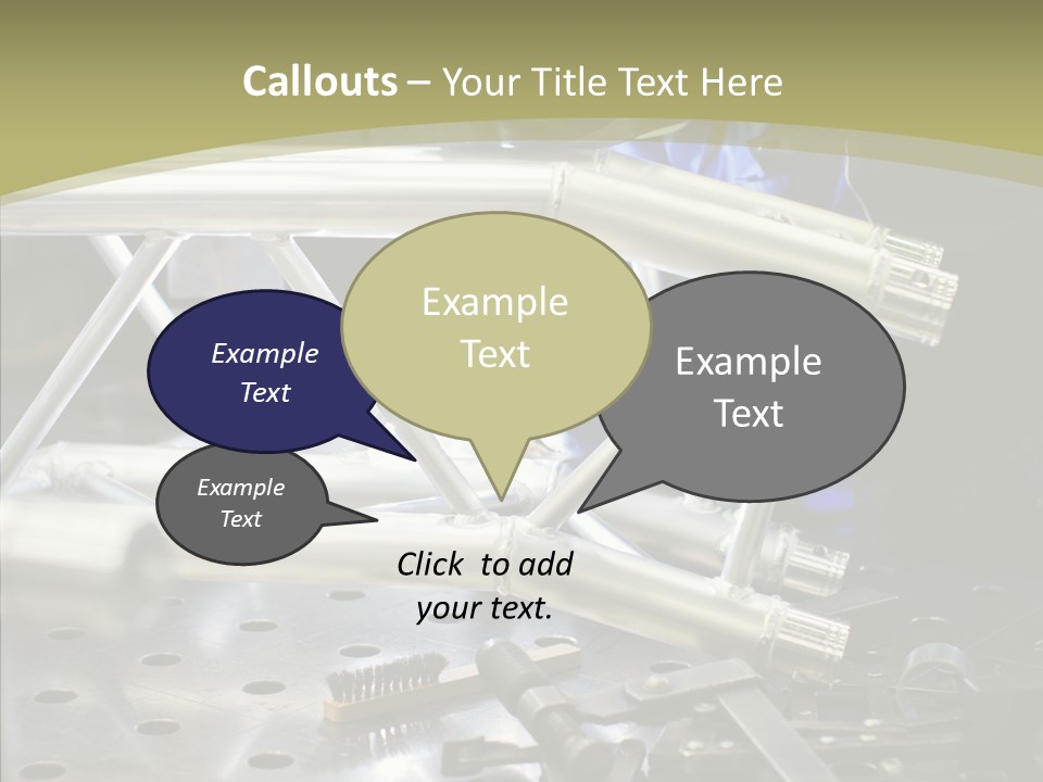 Laborer Helmet Steel PowerPoint Template