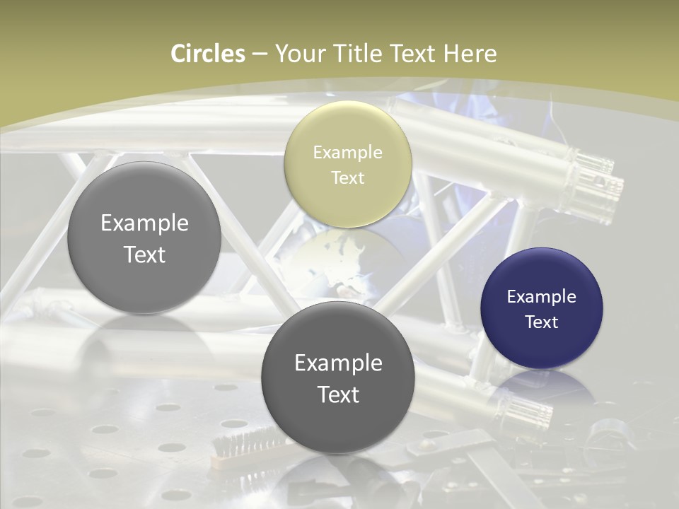 Laborer Helmet Steel PowerPoint Template