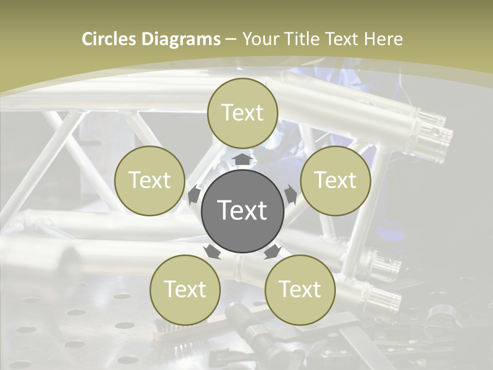 Laborer Helmet Steel PowerPoint Template