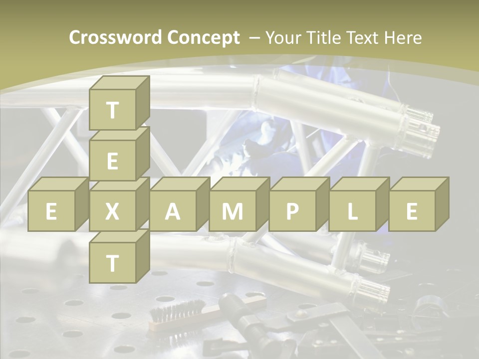 Laborer Helmet Steel PowerPoint Template