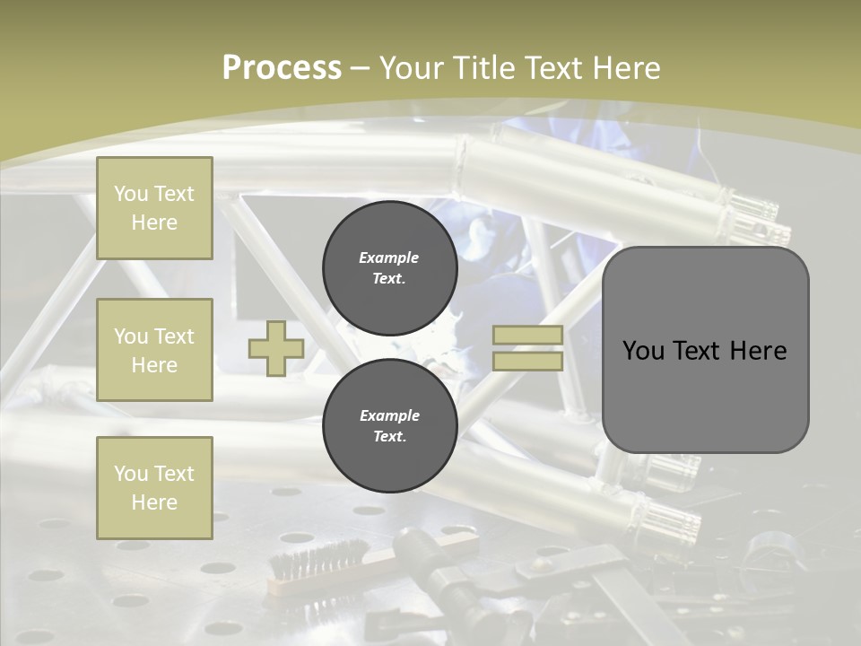 Laborer Helmet Steel PowerPoint Template