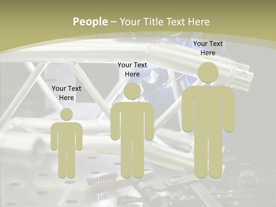 Laborer Helmet Steel PowerPoint Template