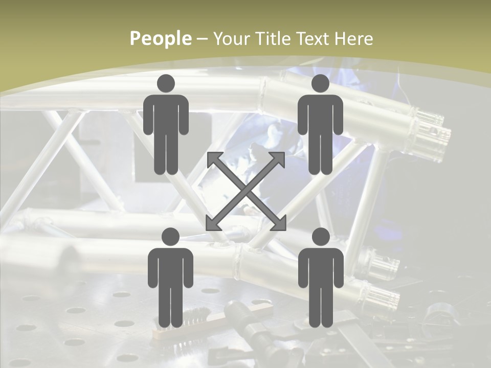 Laborer Helmet Steel PowerPoint Template