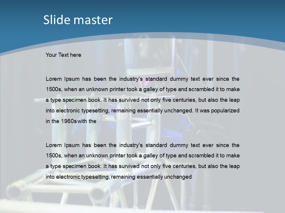 Mask Material Protective PowerPoint Template