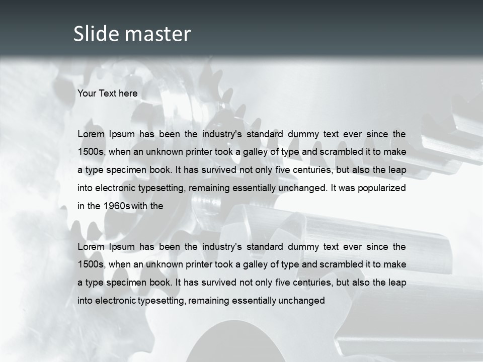 Profe Ional Itting People PowerPoint Template