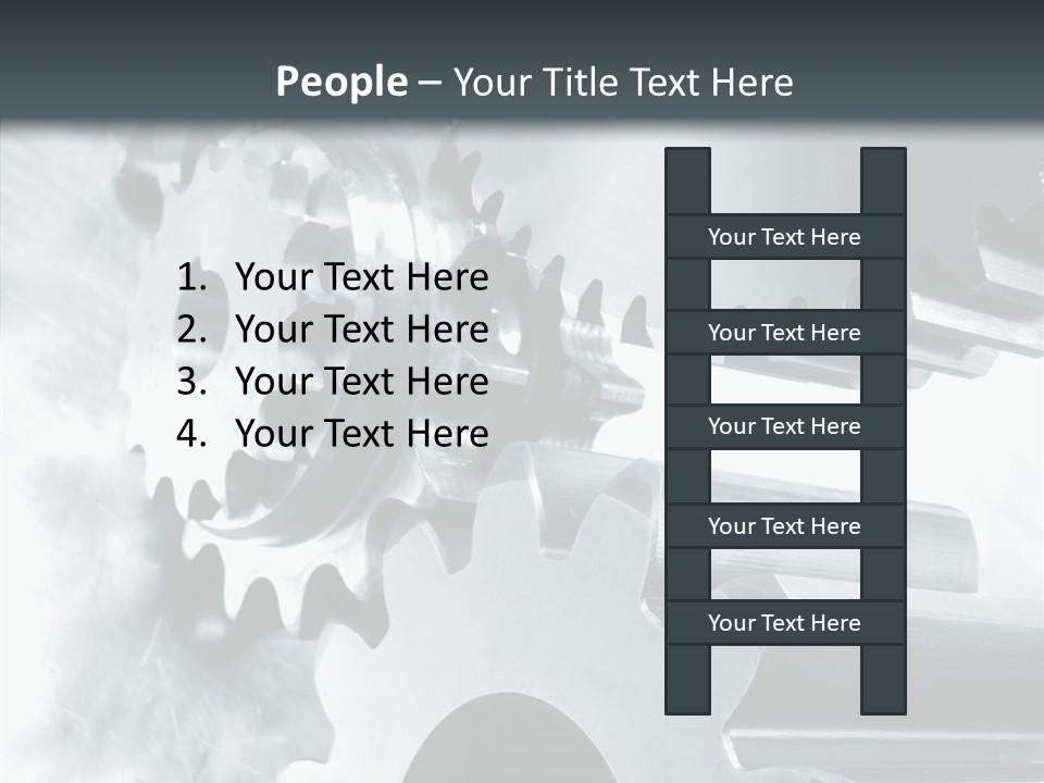 Profe Ional Itting People PowerPoint Template
