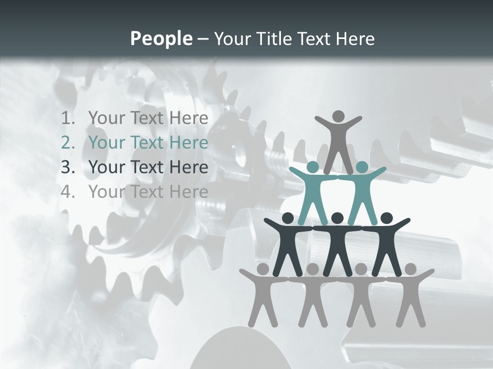 Profe Ional Itting People PowerPoint Template