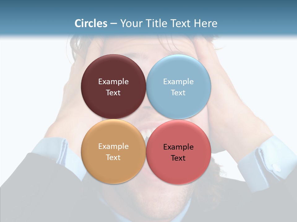 Writing Toon Human PowerPoint Template