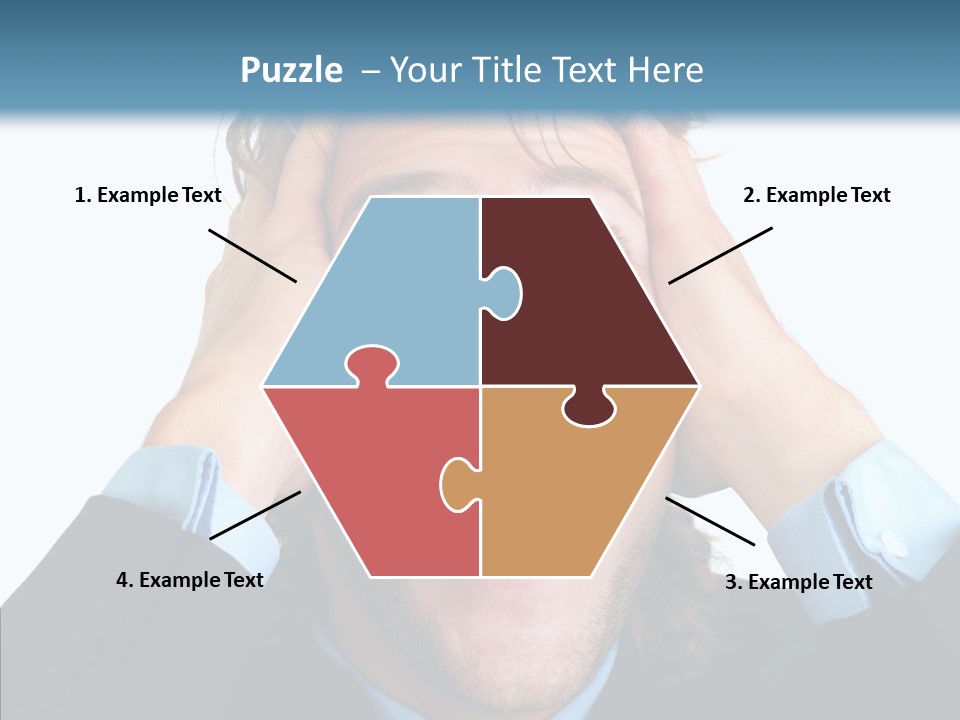 Writing Toon Human PowerPoint Template