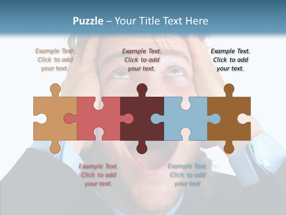 Writing Toon Human PowerPoint Template