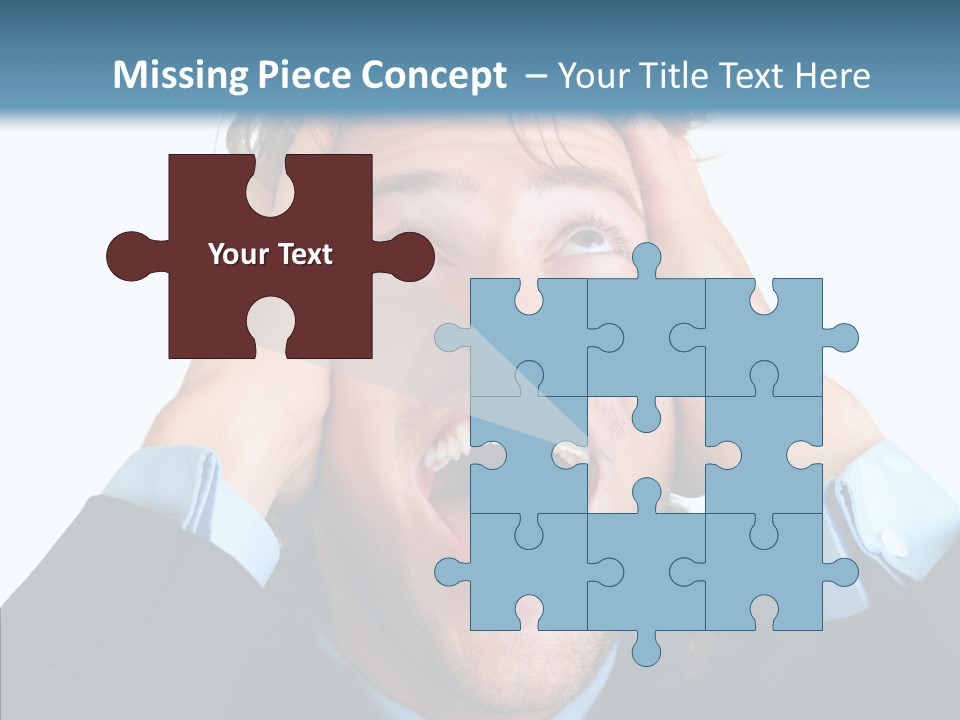 Writing Toon Human PowerPoint Template