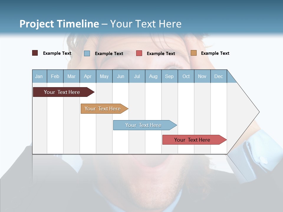Writing Toon Human PowerPoint Template