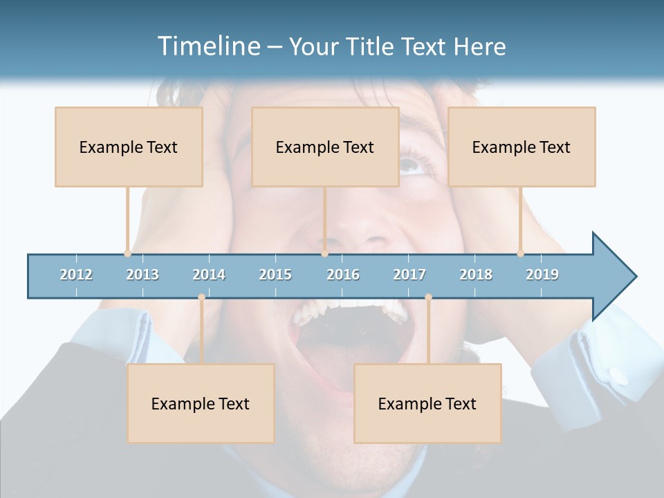 Writing Toon Human PowerPoint Template