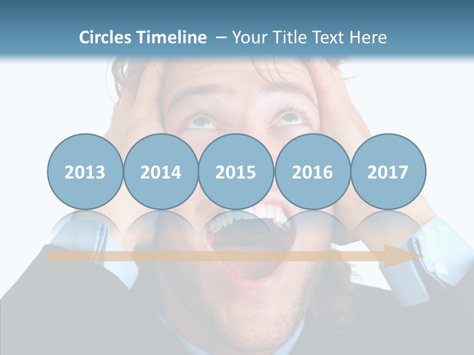 Writing Toon Human PowerPoint Template