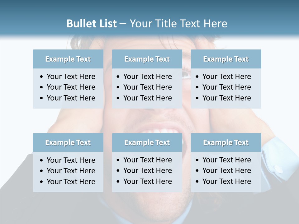 Writing Toon Human PowerPoint Template