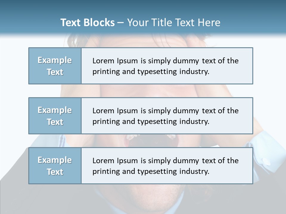 Writing Toon Human PowerPoint Template