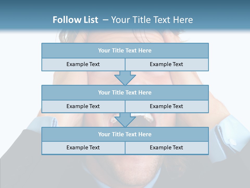 Writing Toon Human PowerPoint Template