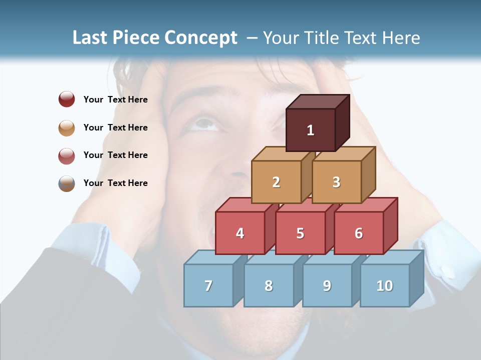 Writing Toon Human PowerPoint Template