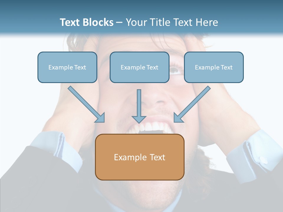 Writing Toon Human PowerPoint Template