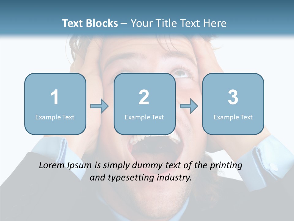 Writing Toon Human PowerPoint Template