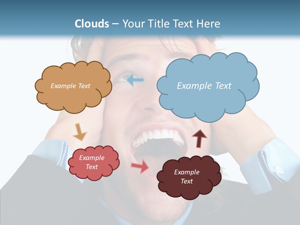 Writing Toon Human PowerPoint Template