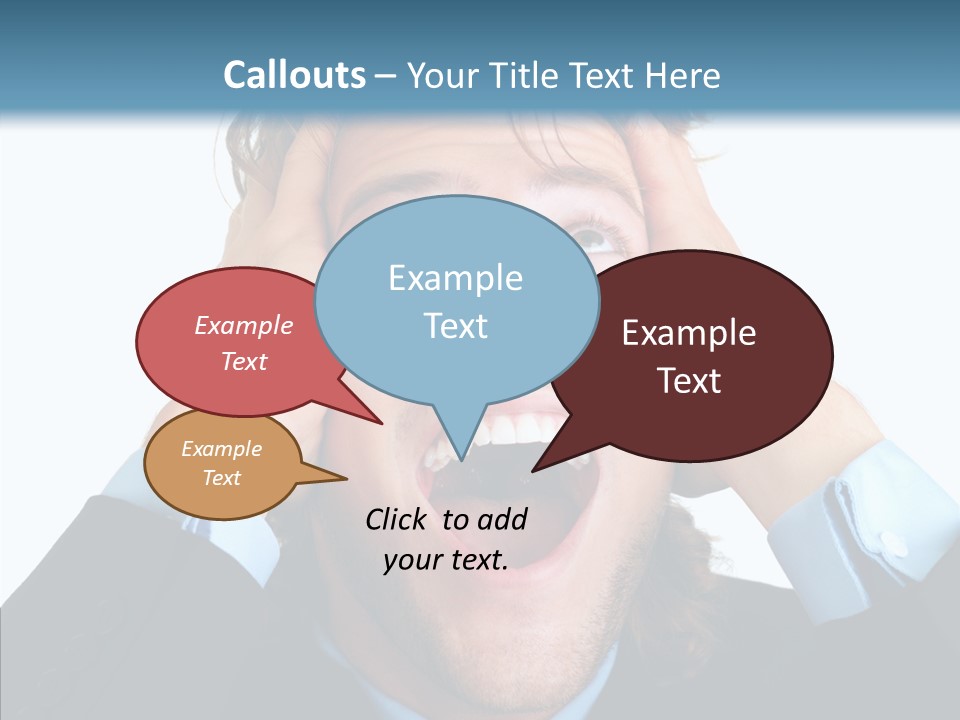 Writing Toon Human PowerPoint Template