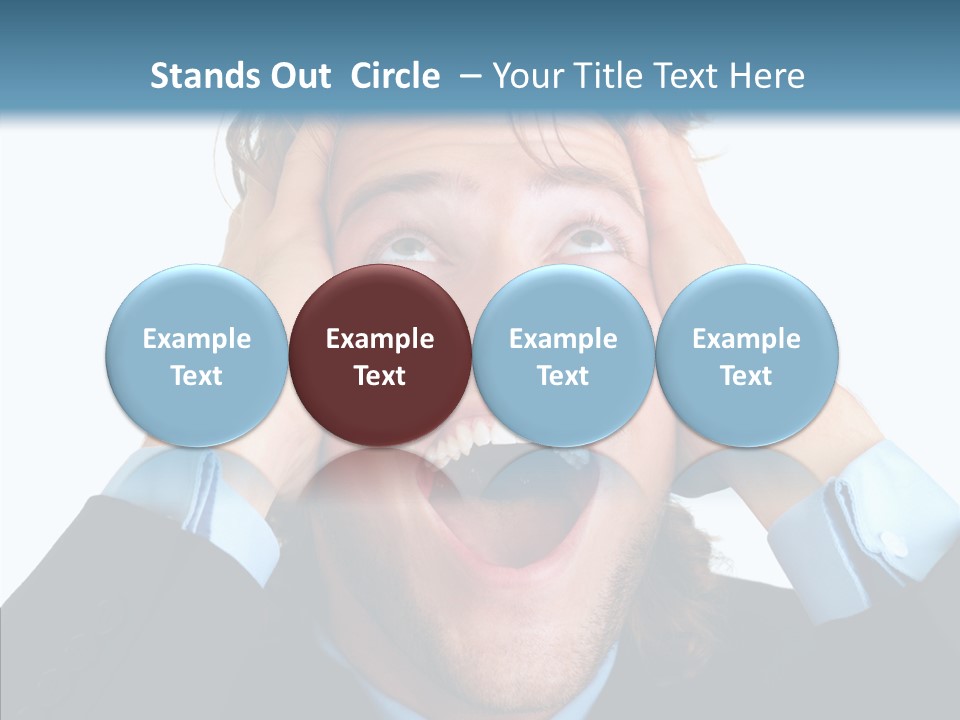 Writing Toon Human PowerPoint Template