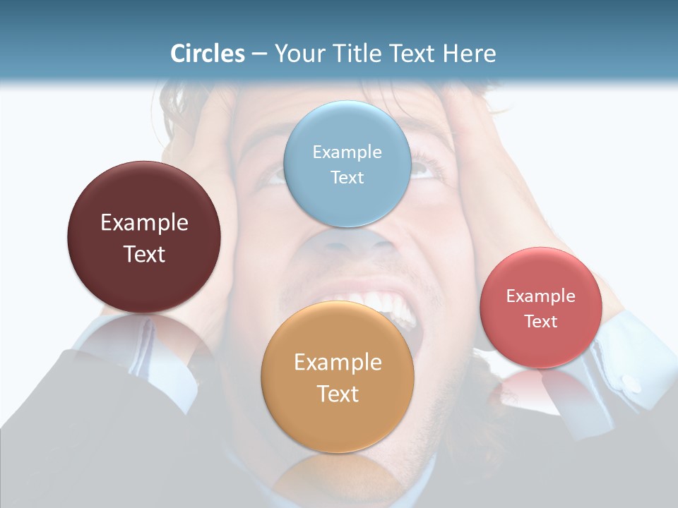 Writing Toon Human PowerPoint Template