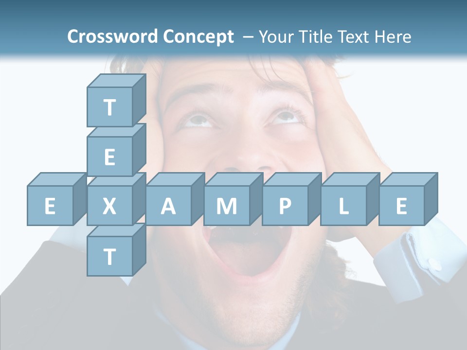 Writing Toon Human PowerPoint Template