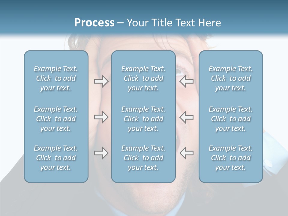 Writing Toon Human PowerPoint Template