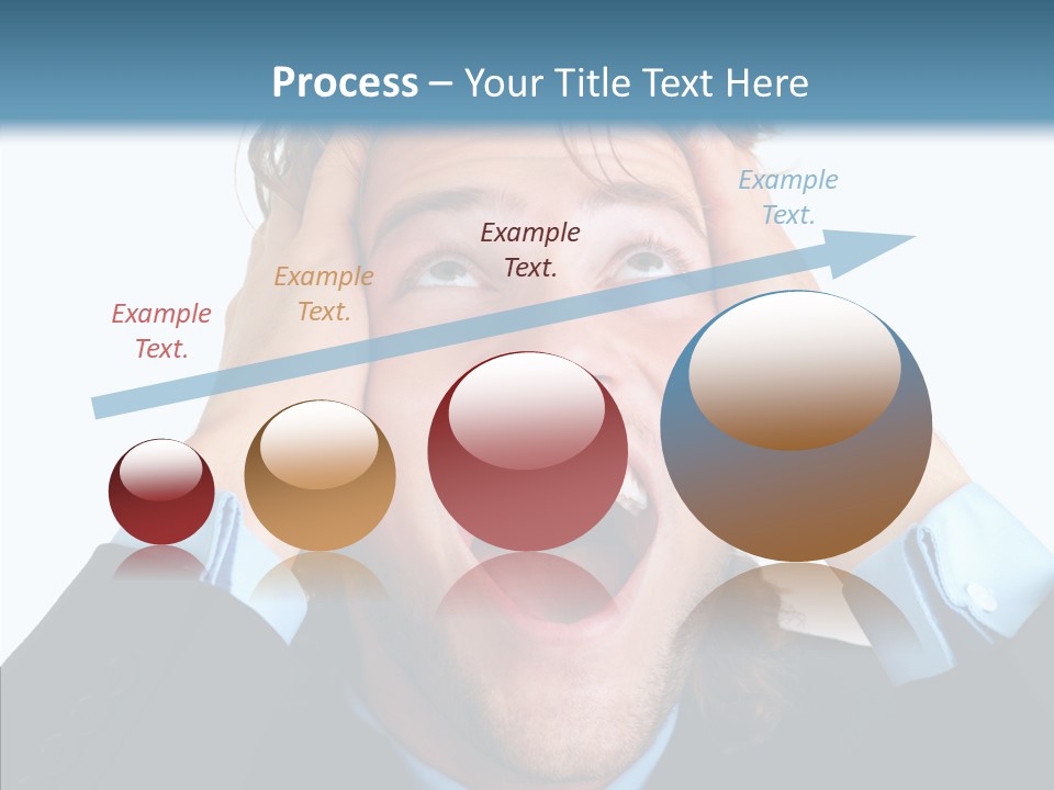 Writing Toon Human PowerPoint Template