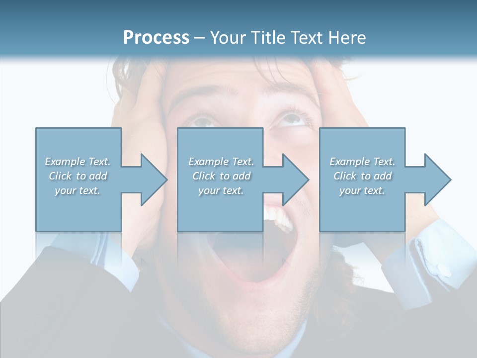 Writing Toon Human PowerPoint Template