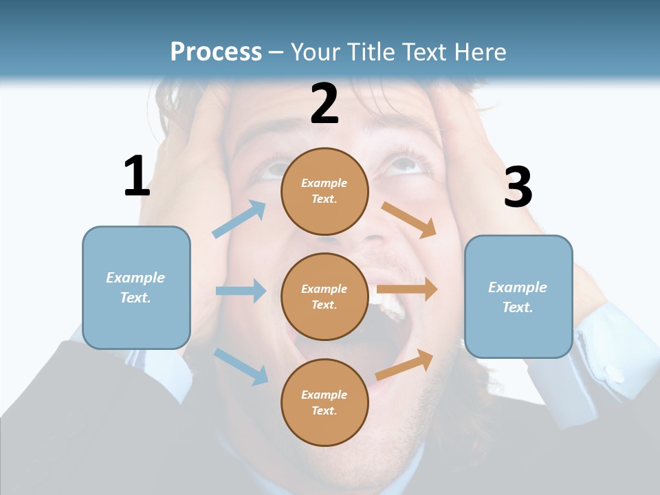 Writing Toon Human PowerPoint Template